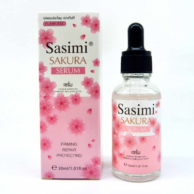 Sasimi Sakura Serum – 50ml Cherry Blossom Brightening Face Serum from Thailand