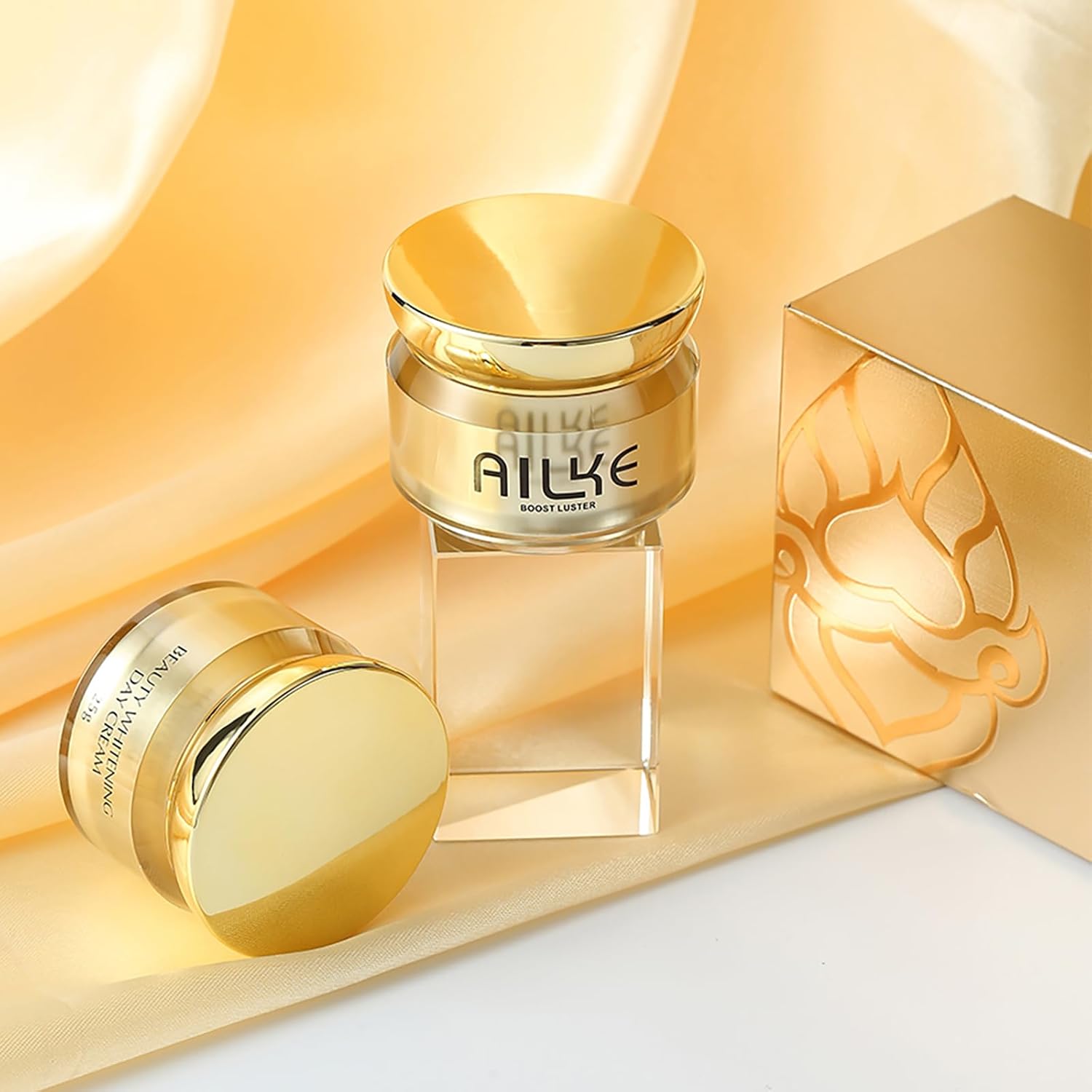 AILKE BOOST LUSTER Whitening Face Cream with SPF 35+