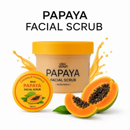 Banna Papaya Facial Scrub 100g – Natural Skincare from Thailand