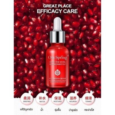 One Spring Red Pomegranate Serum – Anti-Aging & Skin Brightening Serum