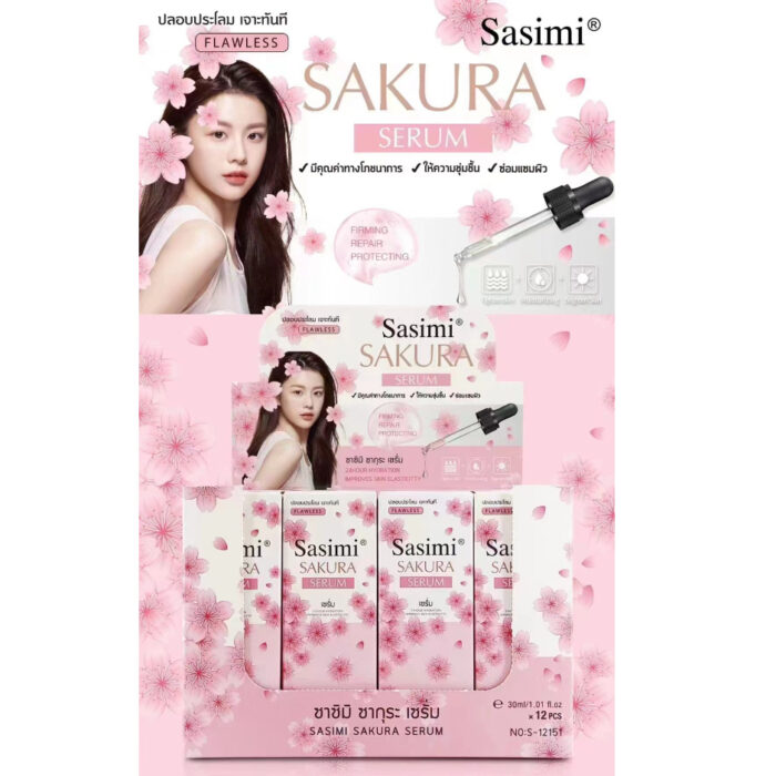 Sasimi Sakura Serum – Thai Skincare for Hydration & Radiance