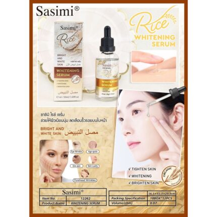 Sasimi Rice Whitening Serum 50ml – Brightening & Skin Tone Serum from Korea