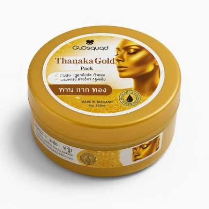 Glosquad Thanaka Gold Pack 100g – Brightening & Detoxifying Face Mask