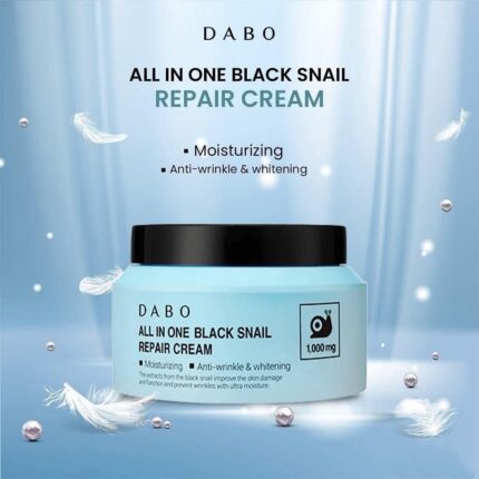 DABO Black Snail Repair Cream – 100g Moisturizer for Skin Repair
