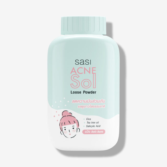 SASI Acne Sol Loose Powder 10g – Oil Control & Acne Treatment